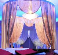 Diy Wedding Tent with pipe and drape