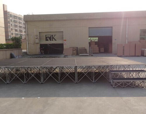 Aluminum assembly stage,