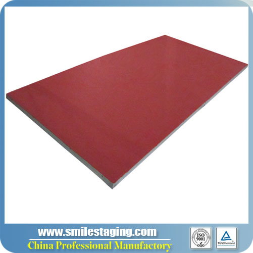 1 x2m Red Carpet Finish Aluminum Stage Panel Modular