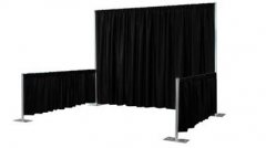 Pipe and drape trade show booth Design