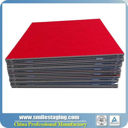 4ft x 4ft Stage Panel, Red Carpet Finsih