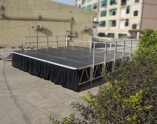 plexiglass platform portable dance stage