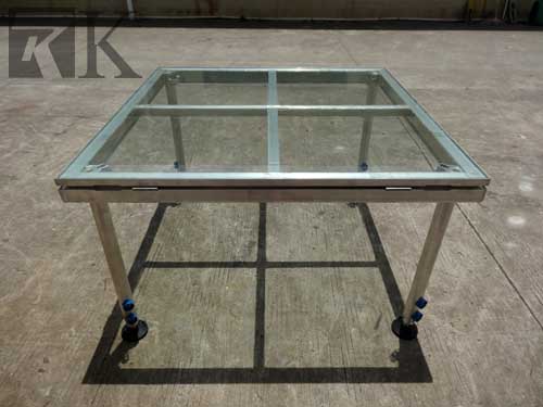 glass platform stage glass platform stage